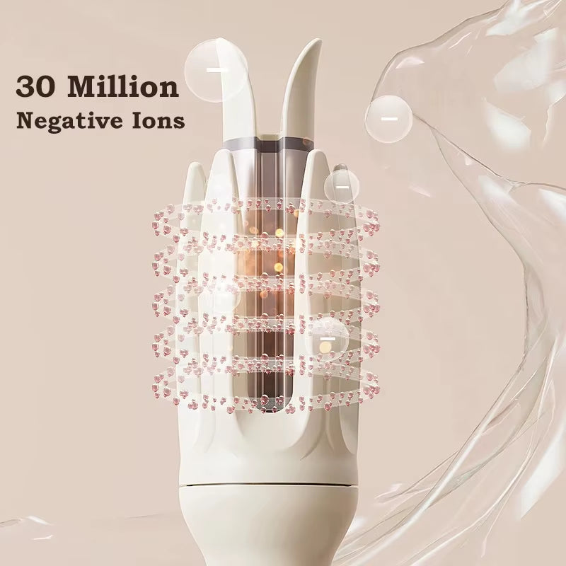 Automatic Hair Curler 28Mm Negative Ions Electric Ceramic Curling Hair Stick Rotating Curl Waves Anti-Tangle Curling Iron Styler
